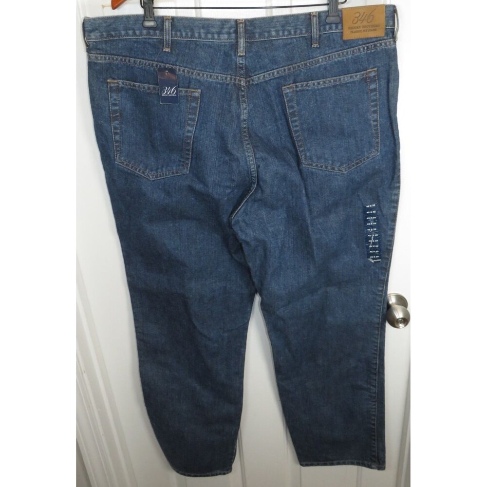 *NEW* Brooks Brothers 346 Classic Fit Denim Blue Jeans Size 42x32